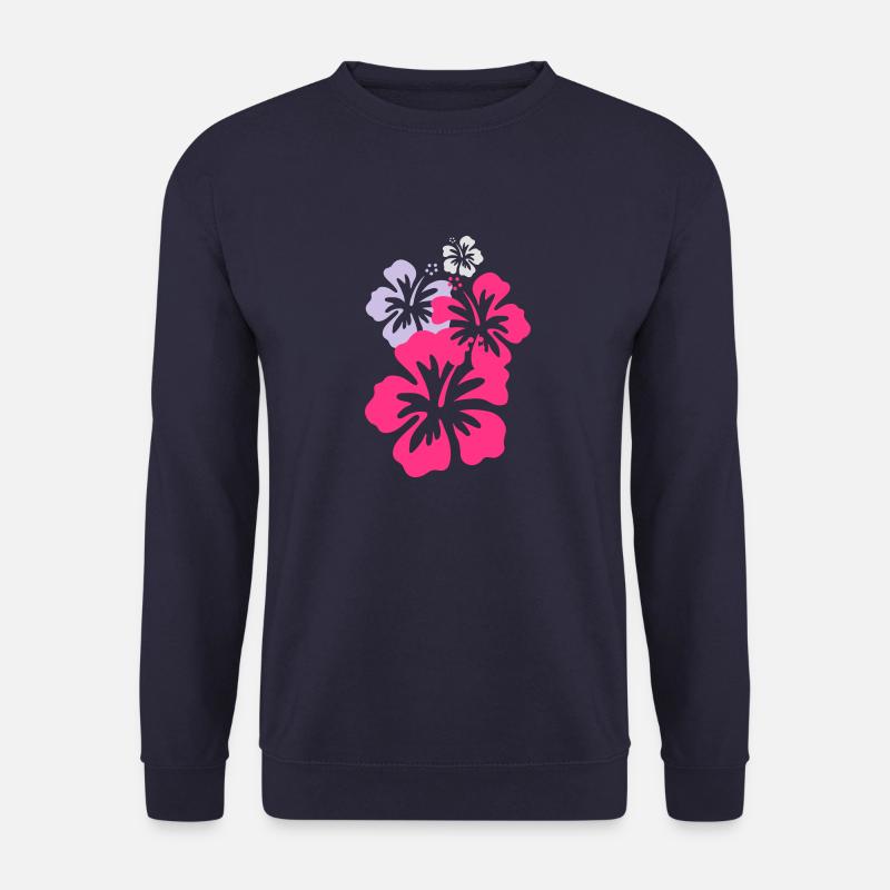 hibiskus_4 - Unisex Pullover - Navy