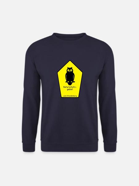 Naturschutzgebiet Land Brandenburg / Eule - Unisex Pullover - Navy