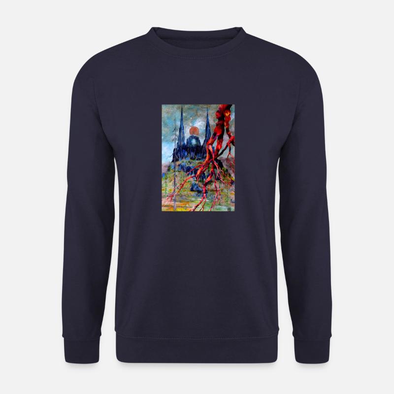 Kathedrale der Mutter Erde - Unisex Pullover - Navy