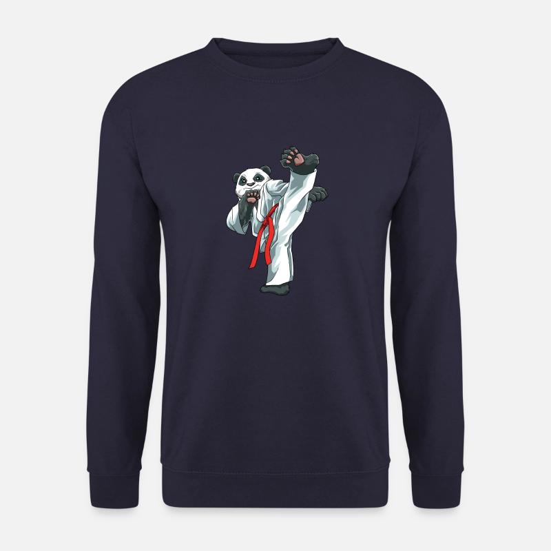 Niedlicher Karate-Panda - Karate Japanische - Unisex Pullover - Navy