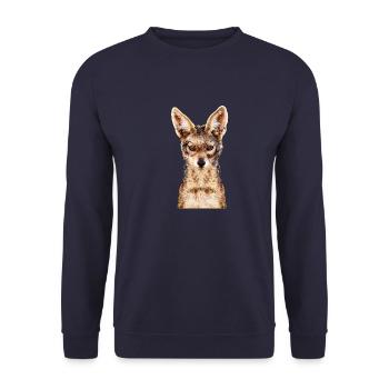 chacal 2 - Sweat-shirt Unisexe - marine - Devant - Alina (178cm) & Michal (187cm)
