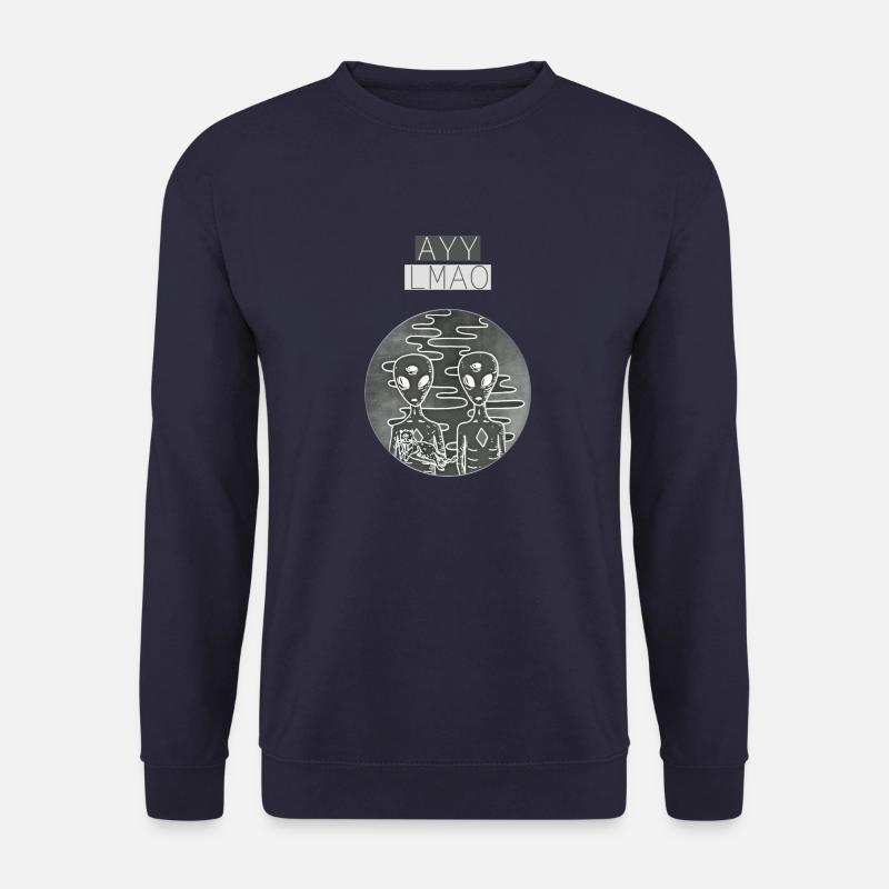 Graue Außerirdische - Unisex Pullover - Navy