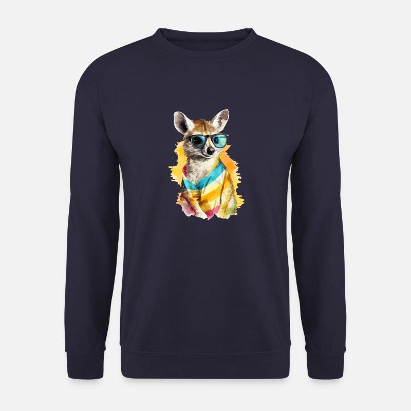Liko the bespectacled numbat - Unisex Sweatshirt - navy