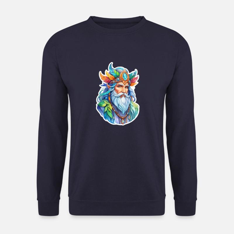 Druide Wasserfarben - Unisex Pullover - Navy