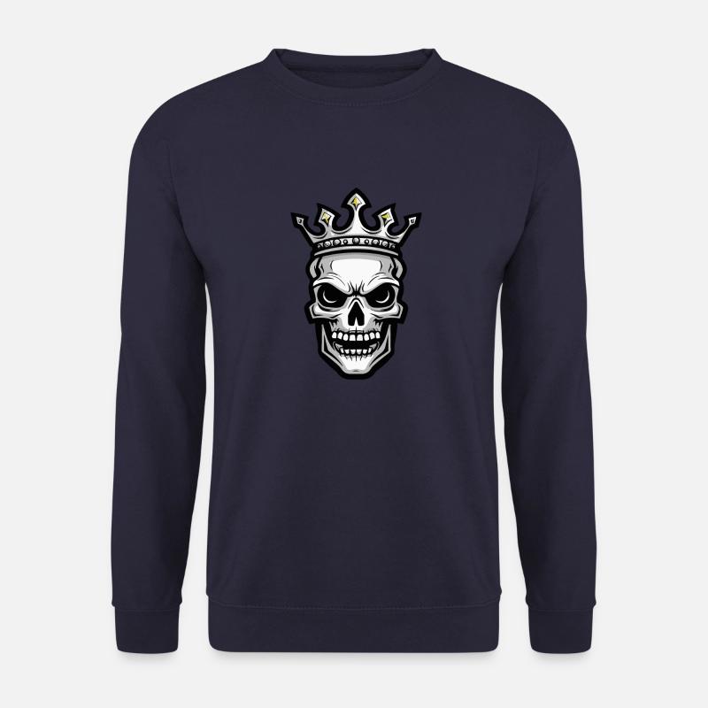 Skull King Crown - Unisex Sweatshirt - navy