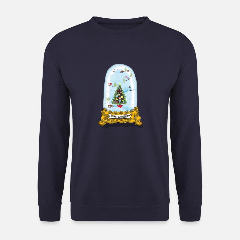 Weihnachten Schneekugel - Unisex Pullover - Navy