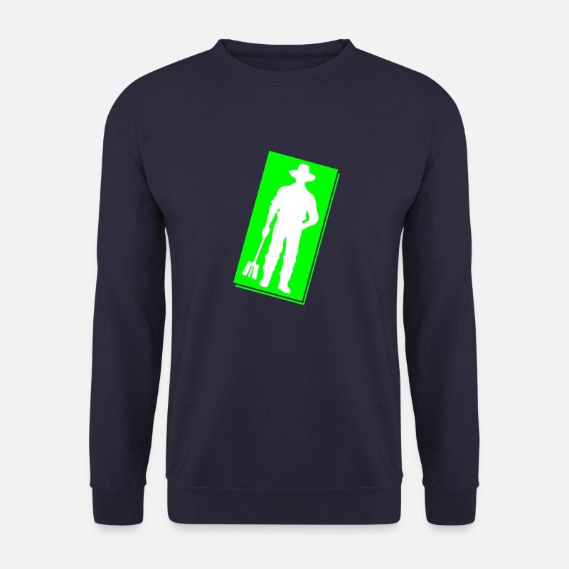 Farmer Silhouette Landwirt - Unisex Pullover - Navy