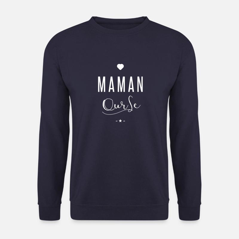 maman ourse - Sweat-shirt Unisexe - marine