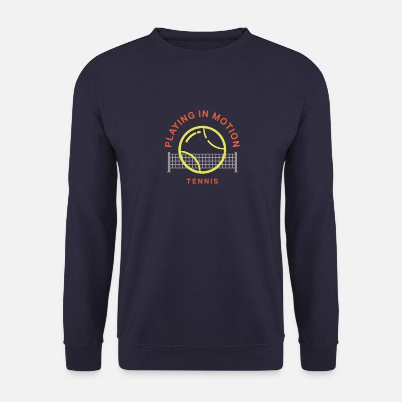 Playing in Motion - Tennis - Unisex Pullover - Navy