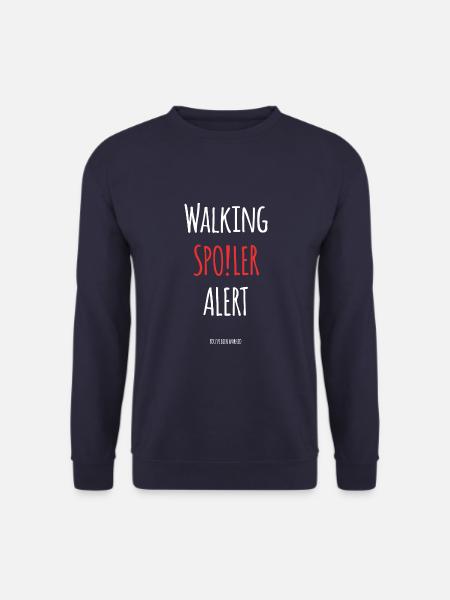 Walking Spoiler Alert - Unisex Sweatshirt - navy