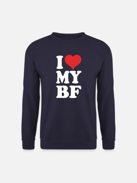 J’aime mon petit ami - Sweat-shirt Unisexe - marine