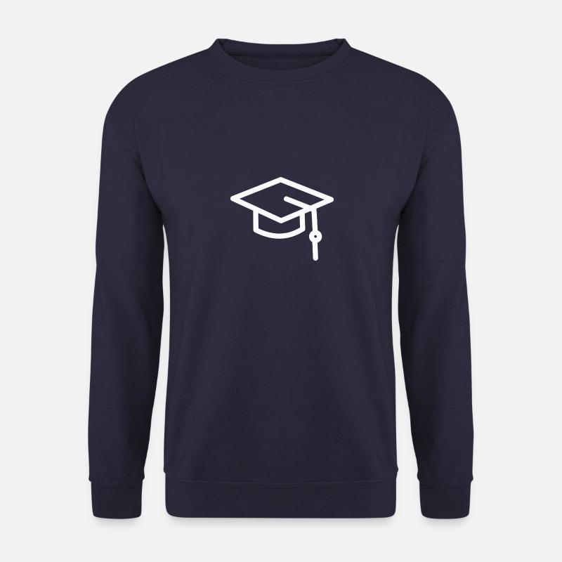 Hat academician university graduation - Unisex Sweatshirt - navy