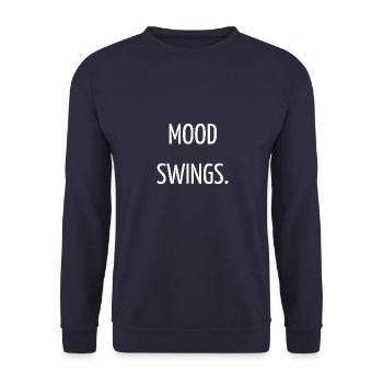 Mood swings - Sweat-shirt Unisexe - marine - Devant - Alina (178cm) & Michal (187cm)