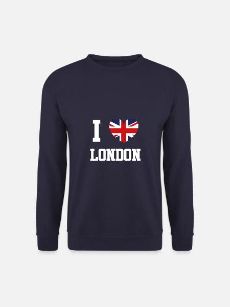 I LOVE LONDON - Unisex Sweatshirt - navy