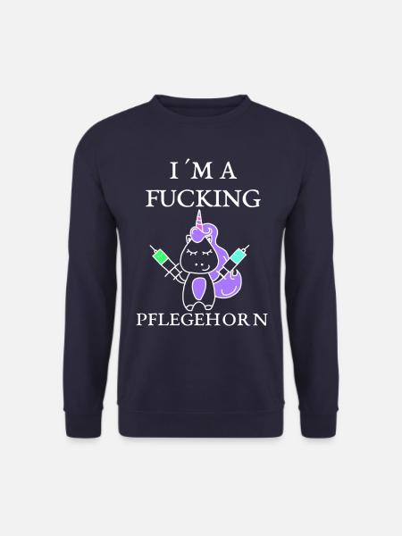Pflegehorn - Unisex Pullover - Navy