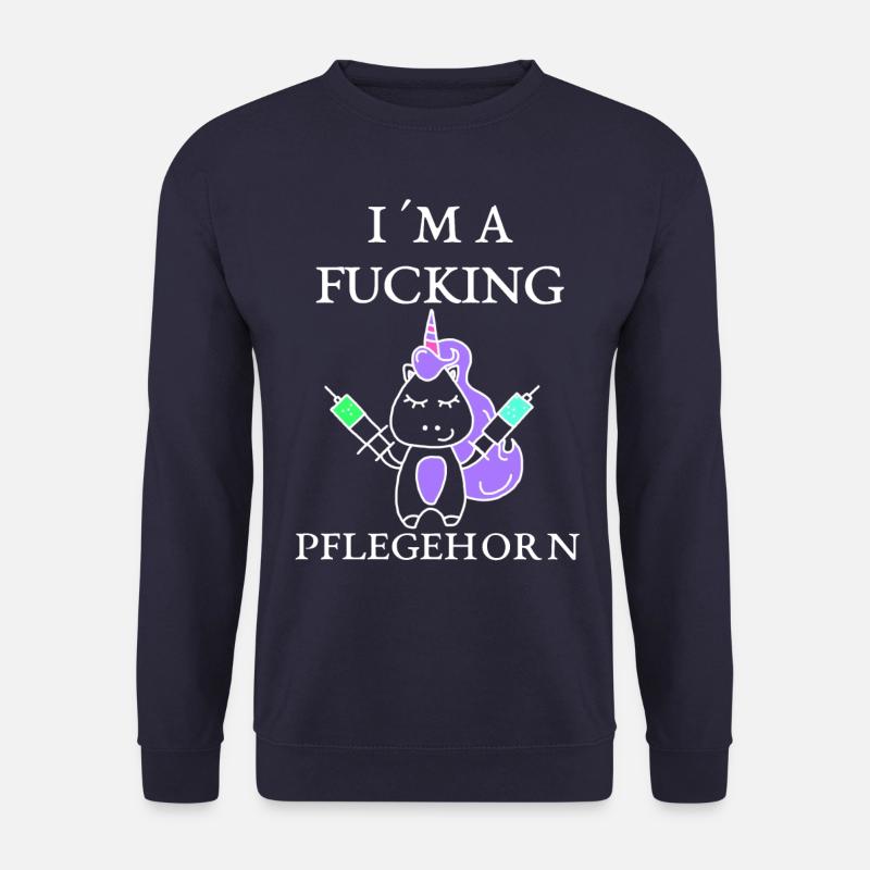 Pflegehorn - Unisex Pullover - Navy