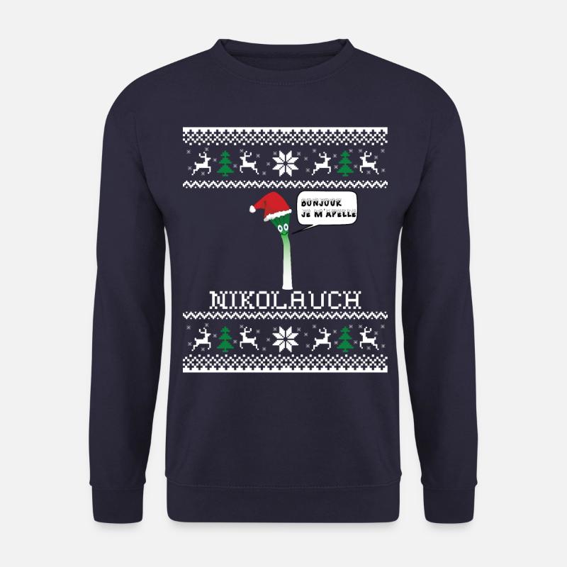 Nikolauch Weihnachtspullover - Weihnachtsgeschenk - Unisex Pullover - Navy
