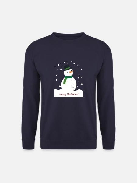 Schneemann - Unisex Pullover - Navy