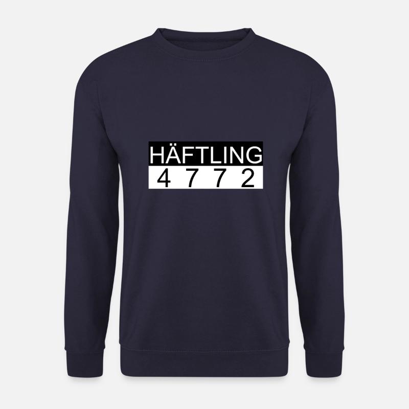 Insasse, Häftling, Sträfling Gefängnis Geschenk - Unisex Pullover - Navy
