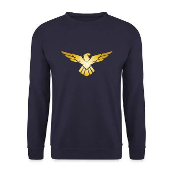 Eagle Golden Eagle Osprey aigle rapace - Sweat-shirt Unisexe - marine - Devant - Alina (178cm) & Michal (187cm)