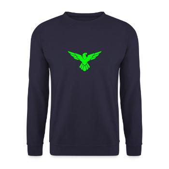 Eagle Golden Eagle Osprey aigle rapace - Sweat-shirt Unisexe - marine - Devant - Alina (178cm) & Michal (187cm)
