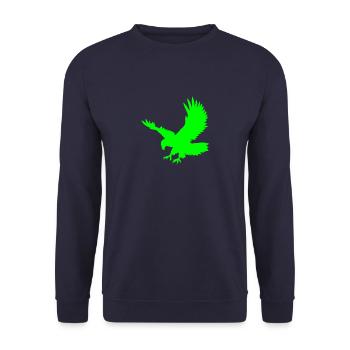 Eagle Golden Eagle Osprey aigle rapace - Sweat-shirt Unisexe - marine - Devant - Alina (178cm) & Michal (187cm)
