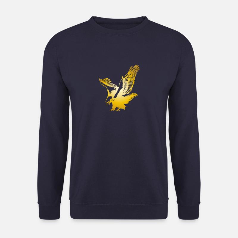 Eagle Golden Eagle Osprey eagle bird of prey - Unisex Sweatshirt - navy