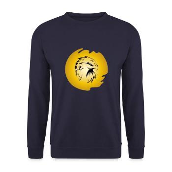 Eagle Golden Eagle Osprey White-tailed Eagle Bird of Prey - Unisex Sweatshirt - navy - Front - Alina (178cm) & Michal (187cm)