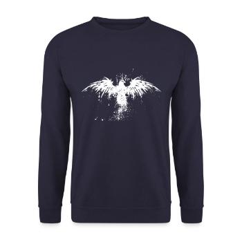 Eagle Golden Eagle Osprey White-tailed Eagle Bird of Prey - Unisex Sweatshirt - navy - Front - Alina (178cm) & Michal (187cm)