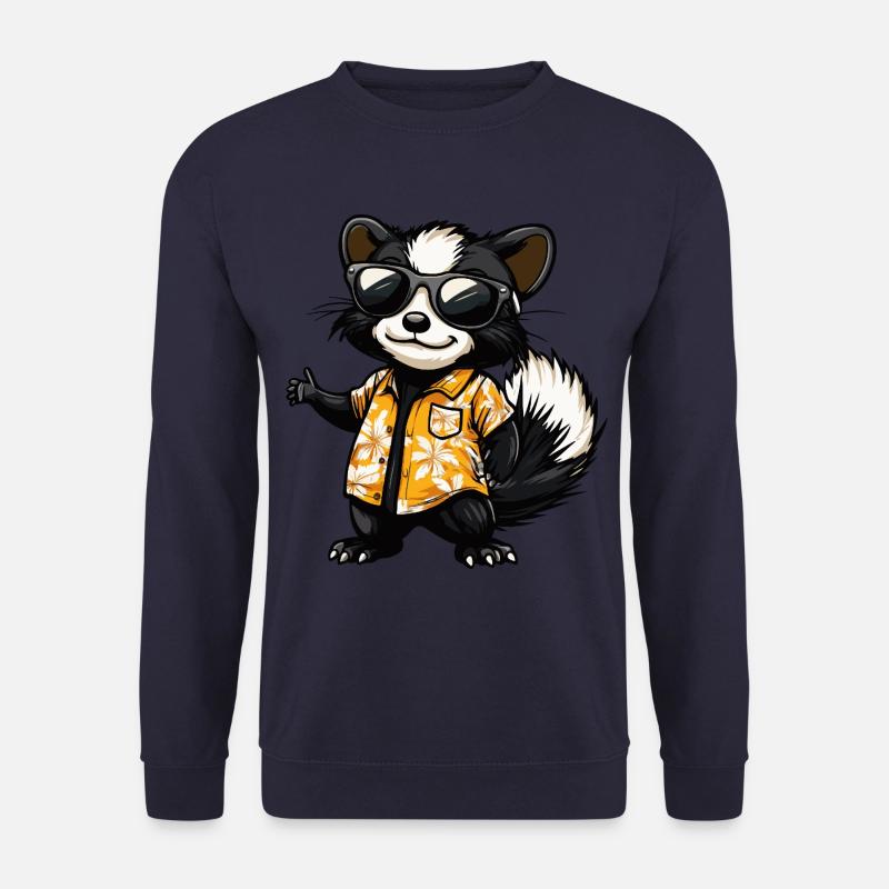 Stinktier Lustig Sommer - Unisex Pullover - Navy