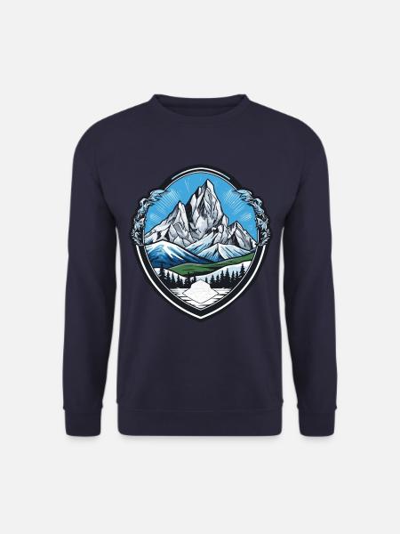 Berge Alpen Wappen - Unisex Pullover - Navy
