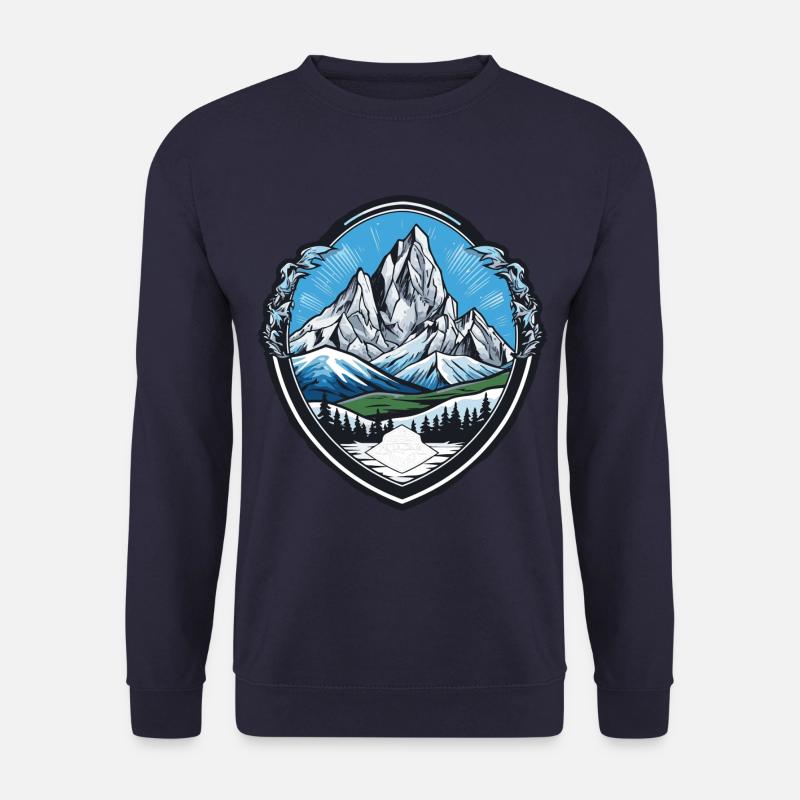 Berge Alpen Wappen - Unisex Pullover - Navy
