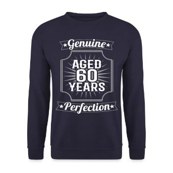 60ème anniversaire de la perfection - Sweat-shirt Unisexe - marine - Devant - Alina (178cm) & Michal (187cm)