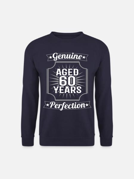 60th Birthday Genuine Perfection - Unisex Sweatshirt - navy
