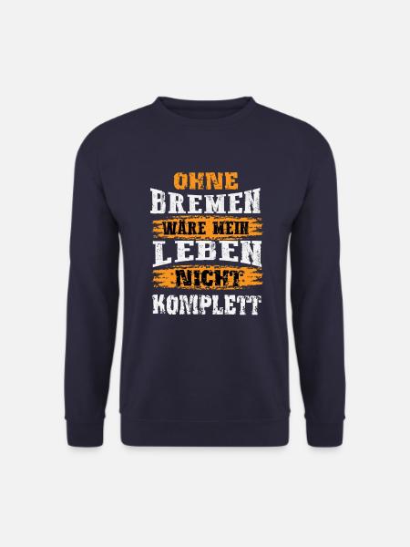 Bremen Fan Design - Unisex Sweatshirt - navy