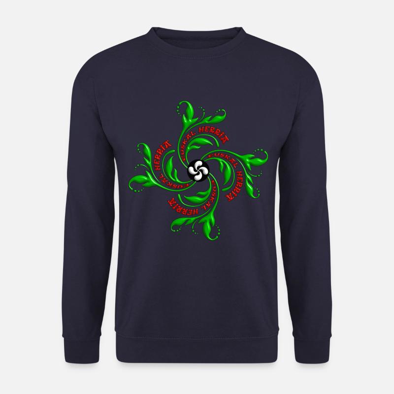 Baskisches Kreuz. Lauburu - Unisex Pullover - Navy