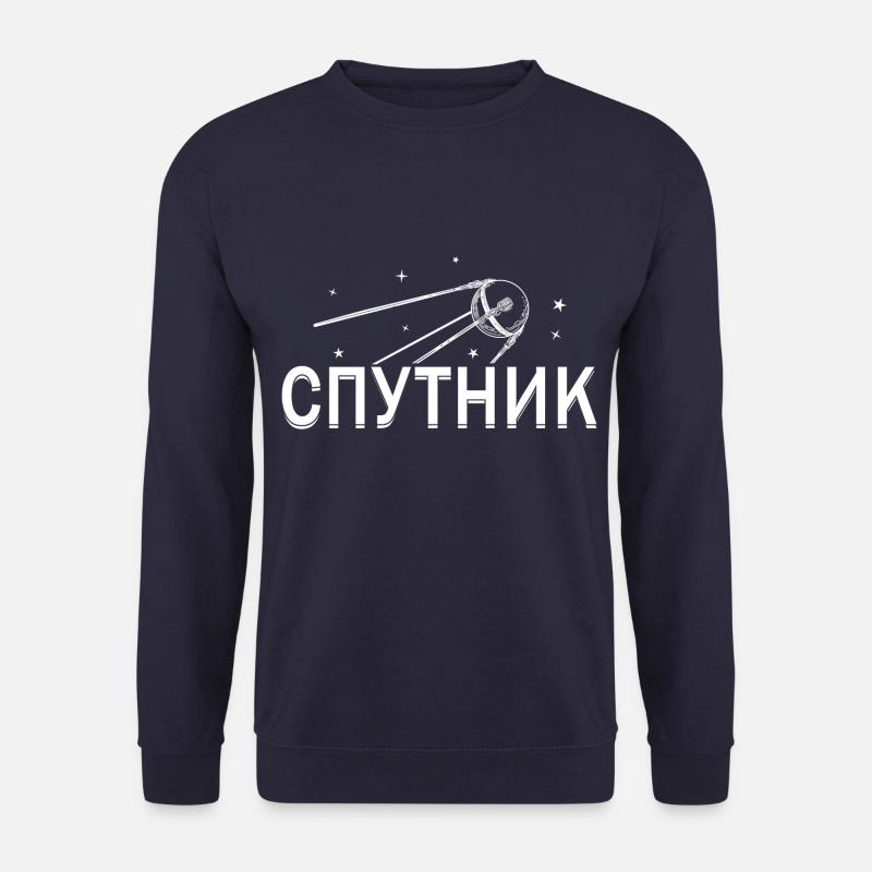Sputnik UDSSR Sowjetunion Satellit Russland - Unisex Pullover - Navy