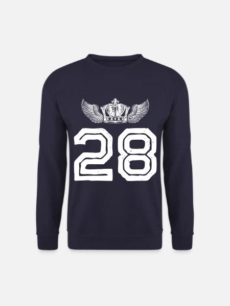 28 Number crown - Unisex Sweatshirt - navy