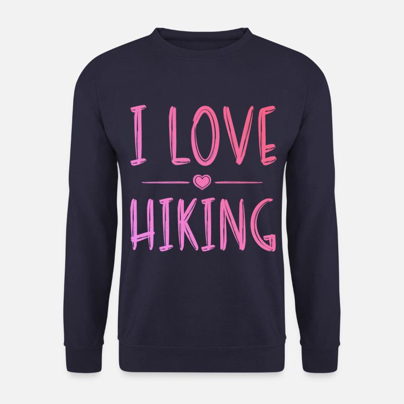 Ich liebe Hiking - Unisex Pullover - Navy