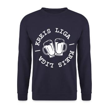 Kreis Liga - Unisex Pullover - Navy - Vorne - Alina (178cm) & Michal (187cm)