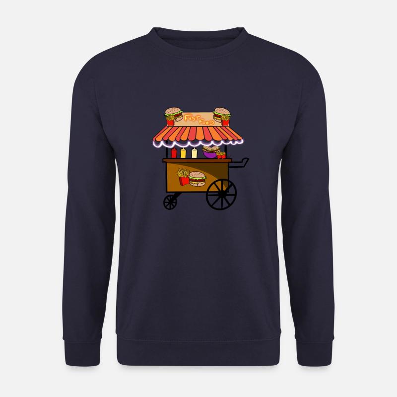 Fast-Food-Food-Truck - Unisex Pullover - Navy