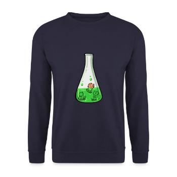 7 - Sweat-shirt Unisexe - marine - Devant - Alina (178cm) & Michal (187cm)