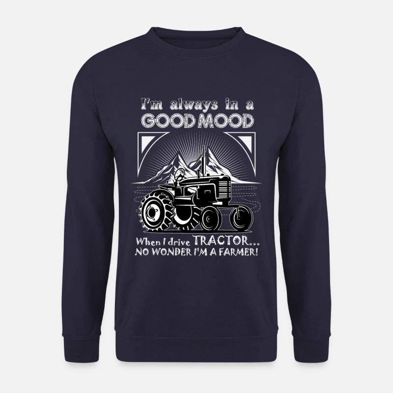 Traktor Traktoren Spruch Landwirt - Unisex Pullover - Navy