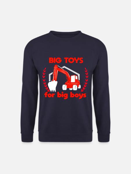 Baggerfahrer lustiger Spruch - Unisex Pullover - Navy