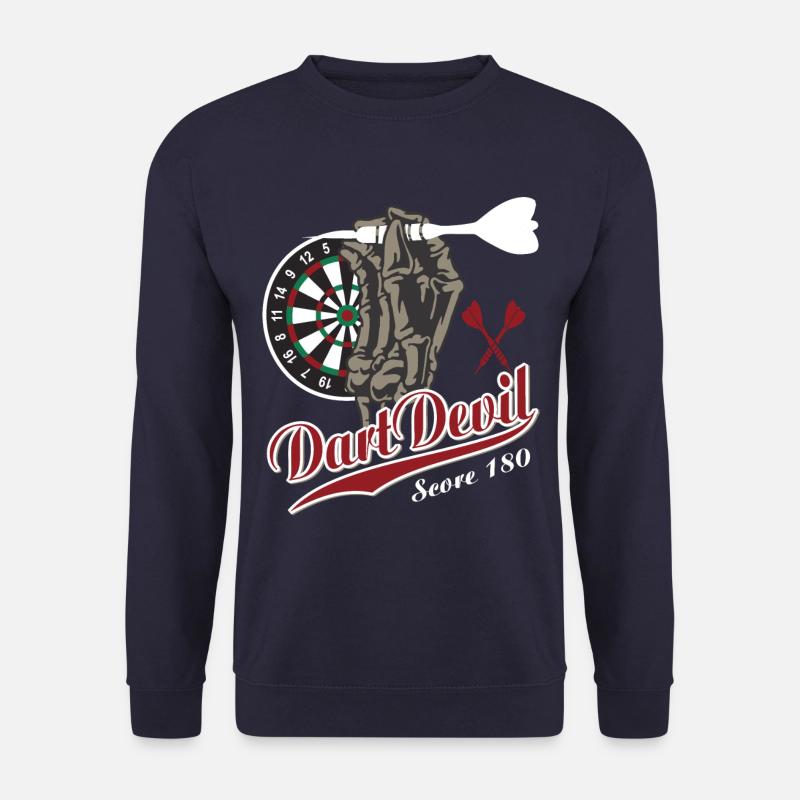 Dart Devil Darts Geschenk T-Shirt - Unisex Pullover - Navy