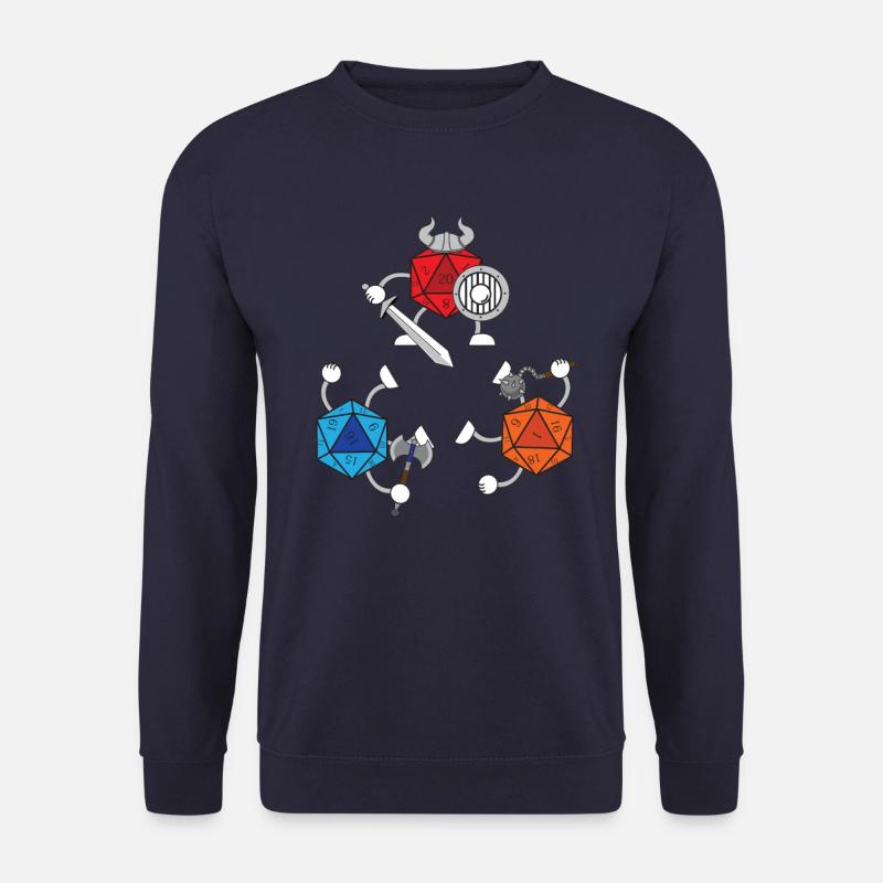 Würfelspiel Spiele Würfeln - Unisex Pullover - Navy