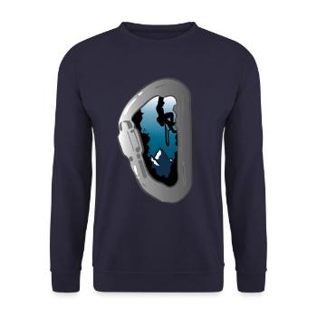 Carabine grimpante - Sweat-shirt Unisexe - marine - Devant - Alina (178cm) & Michal (187cm)