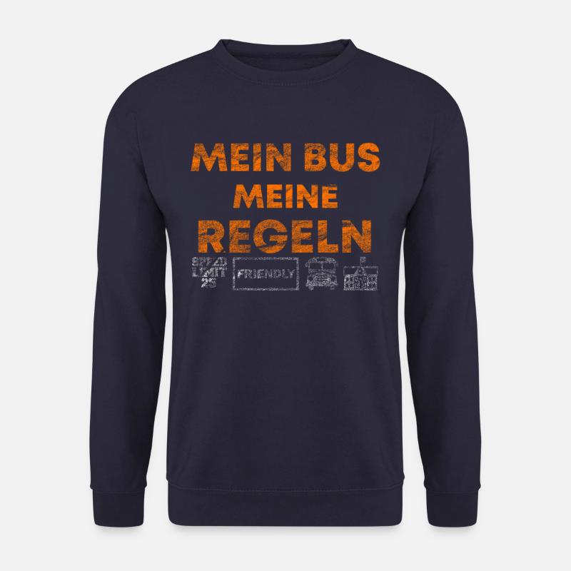 Busfahrer Bus Spruch - Unisex Pullover - Navy