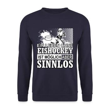 Eishockey hockey - Unisex Pullover - Navy - Vorne - Alina (178cm) & Michal (187cm)