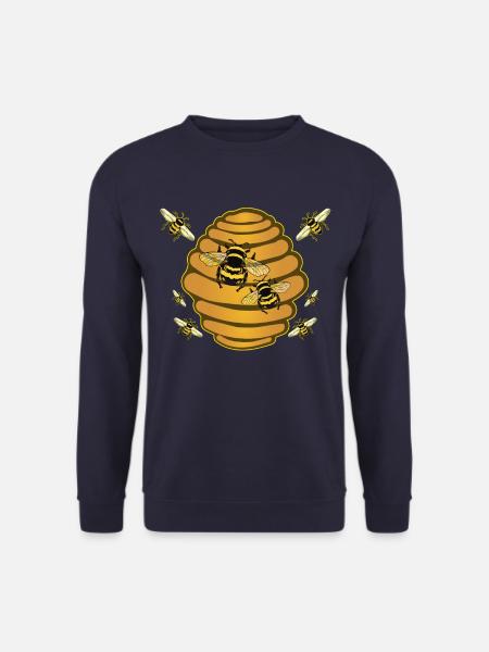 Imker bienen biene geschenk - Unisex Pullover - Navy